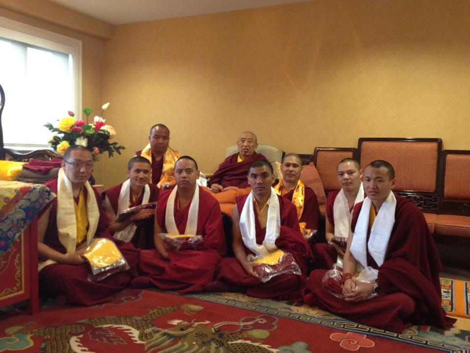 Rinpoche and lamas